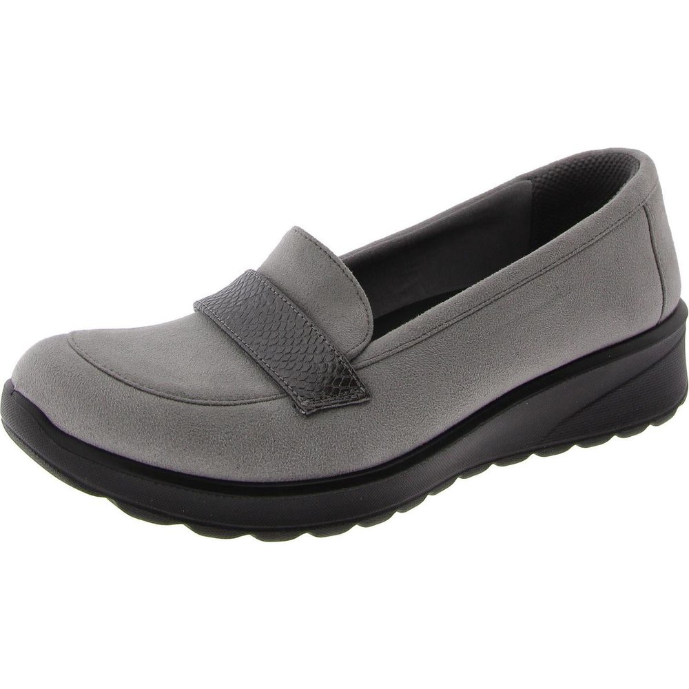 Gamma 2 Faux Leather Trim Slip-On Loafers