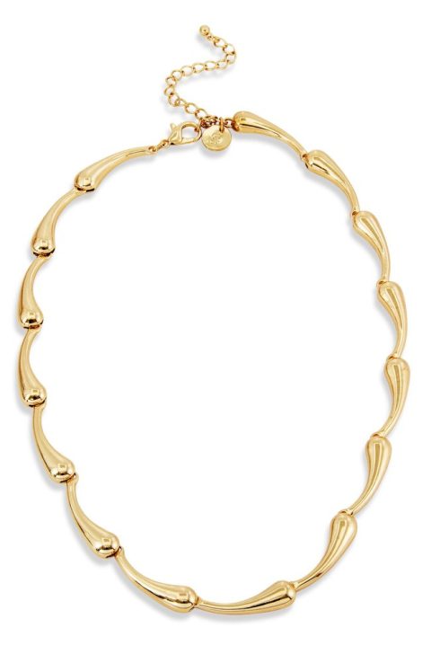 18K Gold Plated Fashion Scallop Necklace