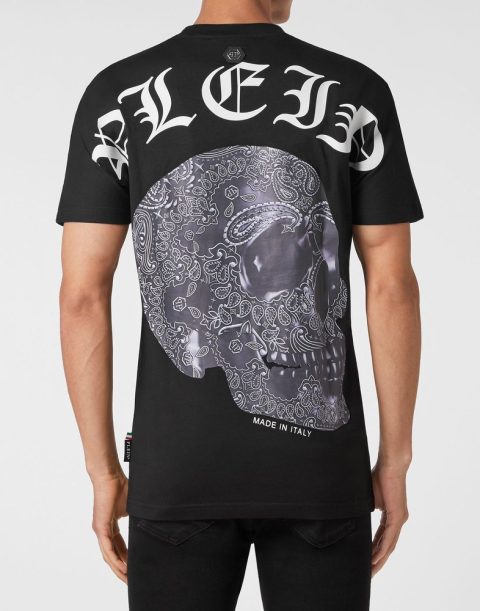 T-shirt Round Neck SS Paisley Skull