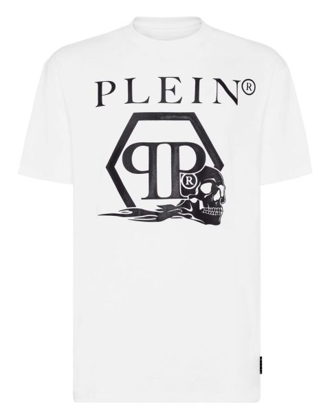T-shirt Round Neck SS Skull and Plein