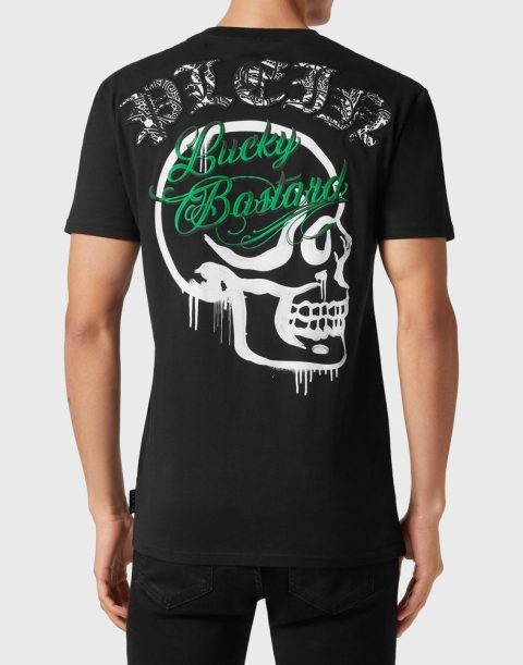 T-shirt Round Neck SS Paisley Gothic Plein