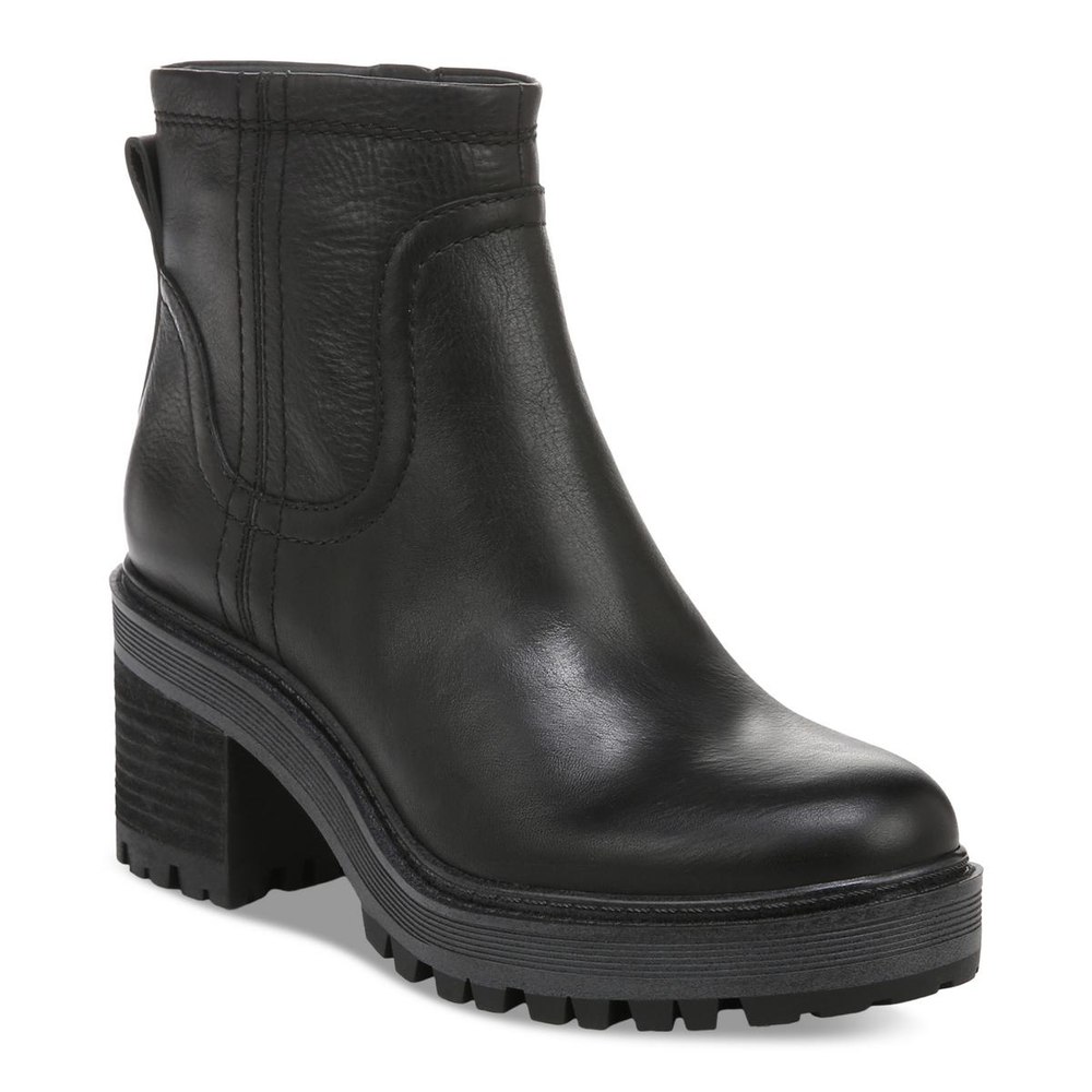 Clair Leather Platform Ankle Boots