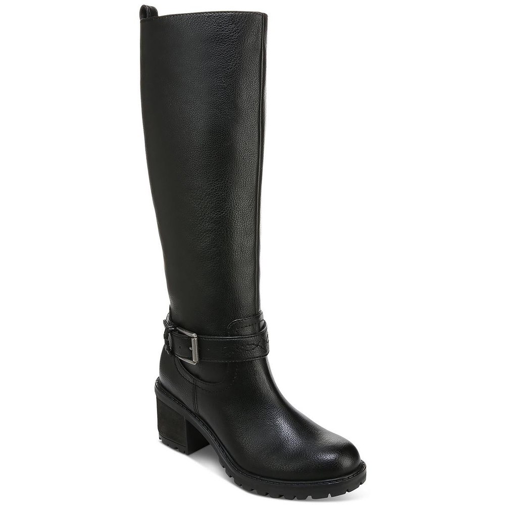 Georgia Faux Leather Riding Knee-High Boots