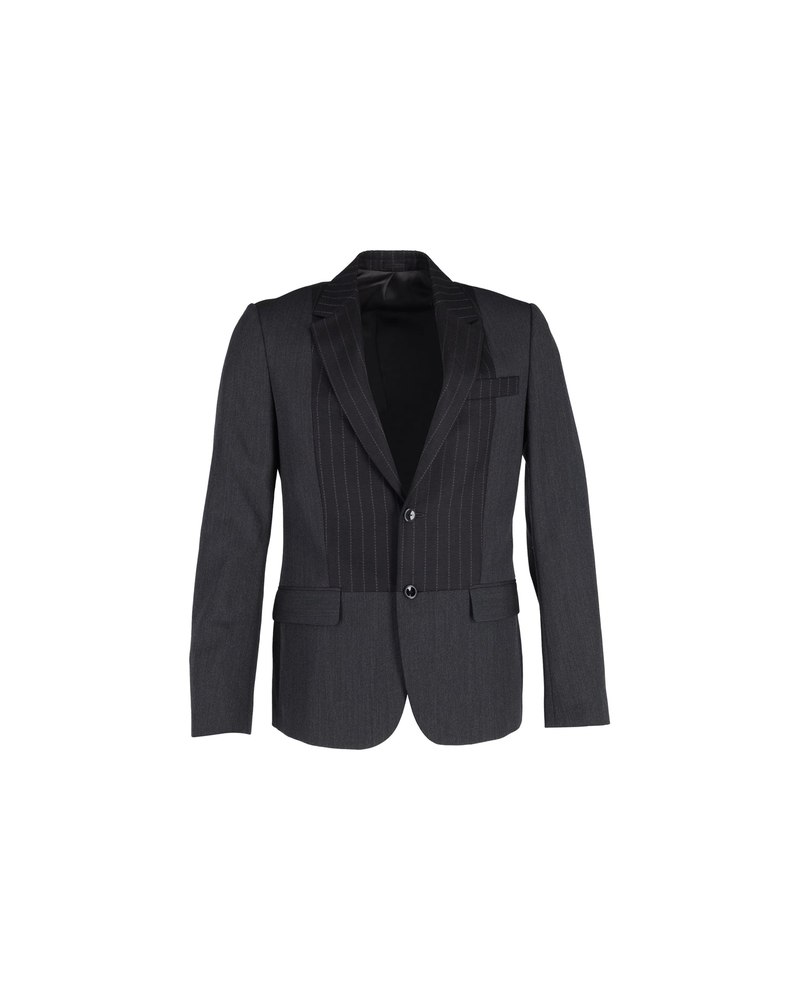 Alexander McQueen Stripe Blazer in Black Wool 7748774035516