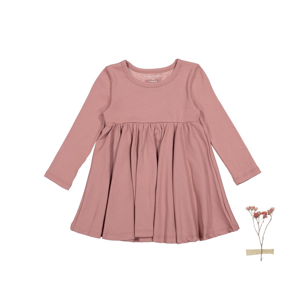 The Long Sleeve Dress – Rosewood