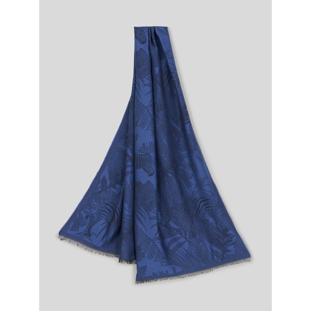 Jacquard Scarf With Zebras