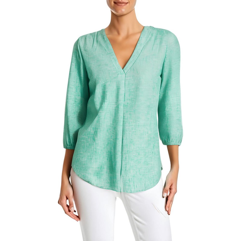 Knit Linen Pullover Top