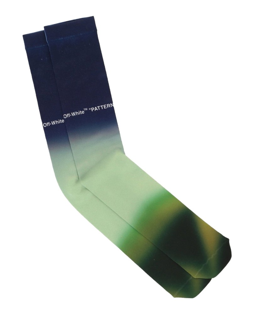 Blurred Logo Long Socks