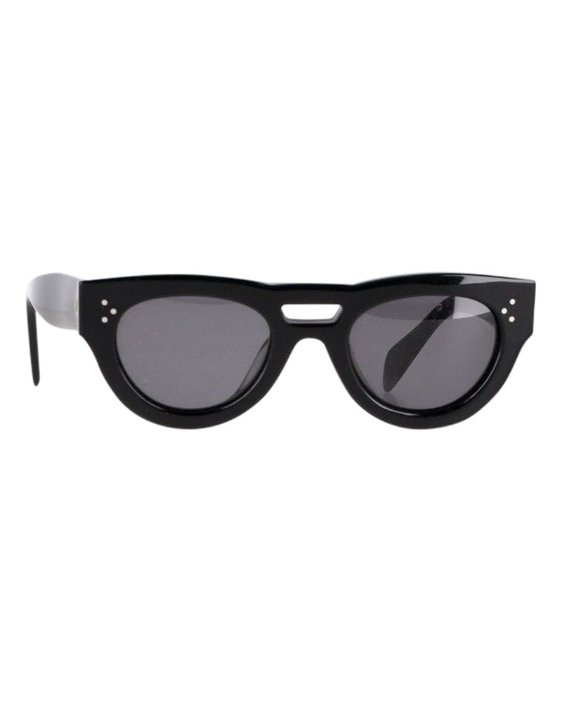Celine Cat Eye Sunglasses in Black Plastic