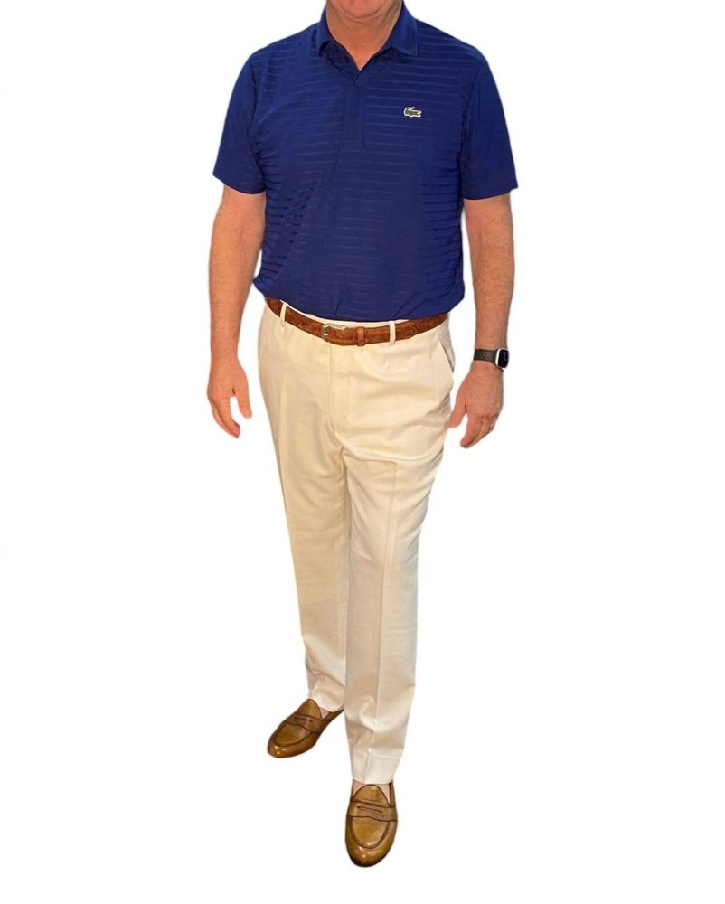 Men’s Linen Blend Pants In Off White