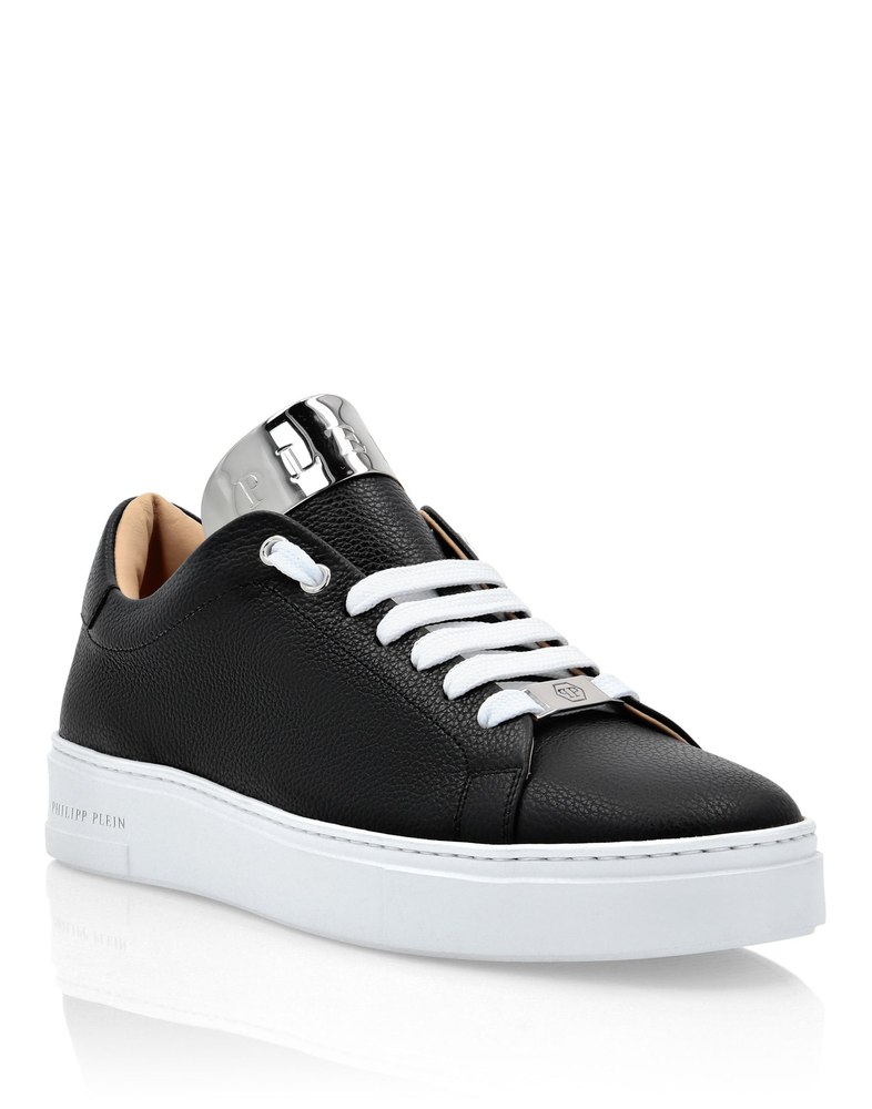 LO-TOP SNEAKERS SILVER $URFER DEER PRINT