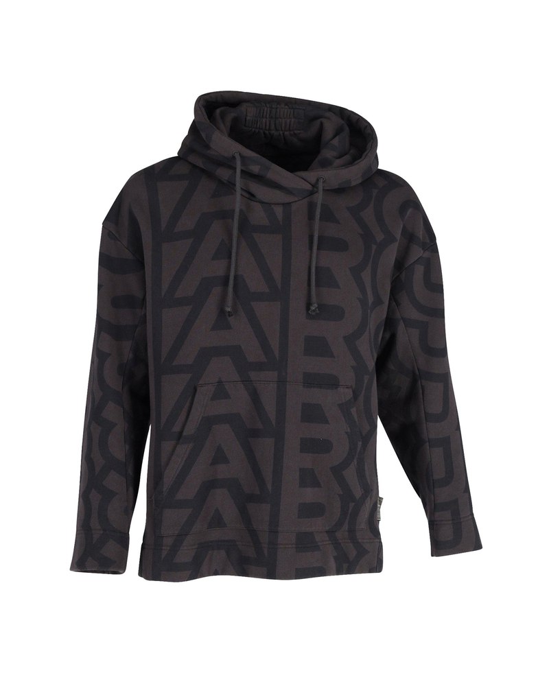 Marc Jacobs Monogram Drawstring Hoodie in Brown Cotton 7748905762876