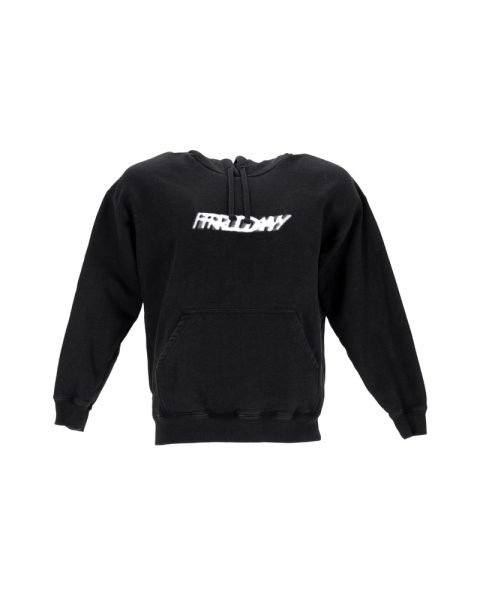 Vetements Friday Weekday Hoodie in Black Cotton 7748912545852