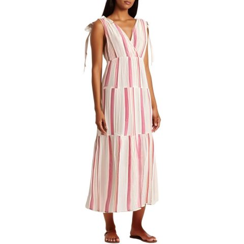 Tiered Cotton Maxi Dress