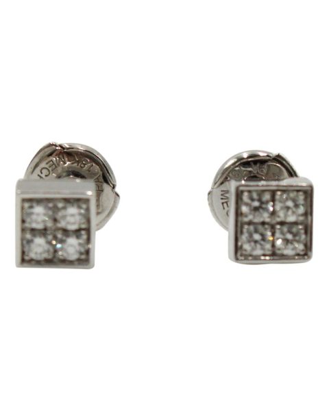Bvlgari Lucea Diamond Stud Earrings in White Gold 7748920737852