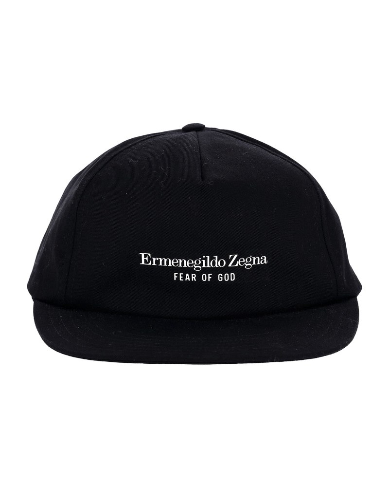 Fear of God x Ermenegildo Zegna Baseball Hat in Black Cotton 7748926799932