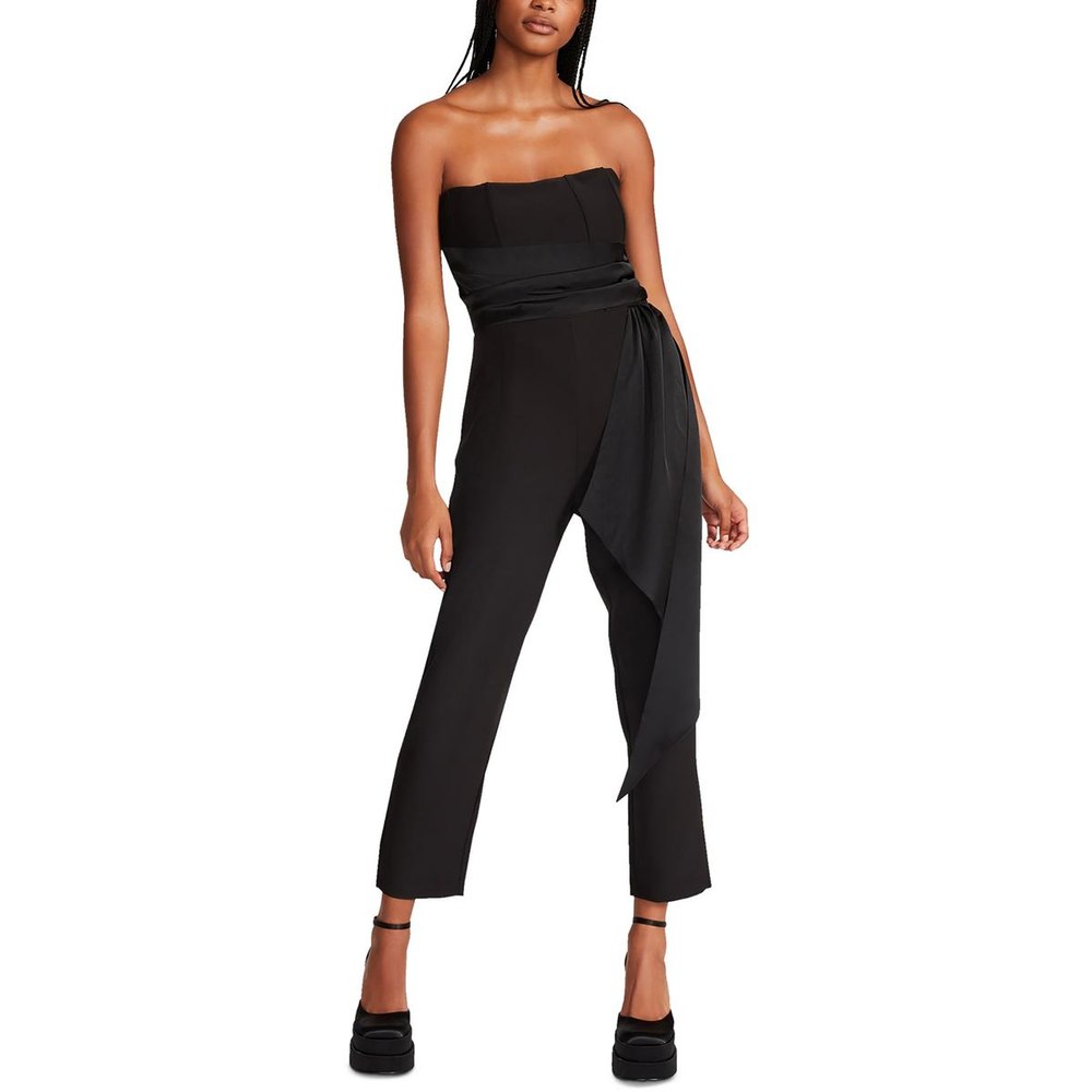 Harlen Georgette Smocked Jumpsuit