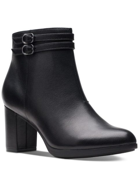 Bayla Light Womens Block Heel Ankle Mid-Calf Boots