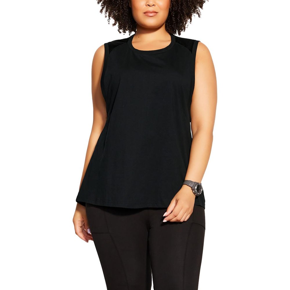 Trendy Eyelet Tank Top