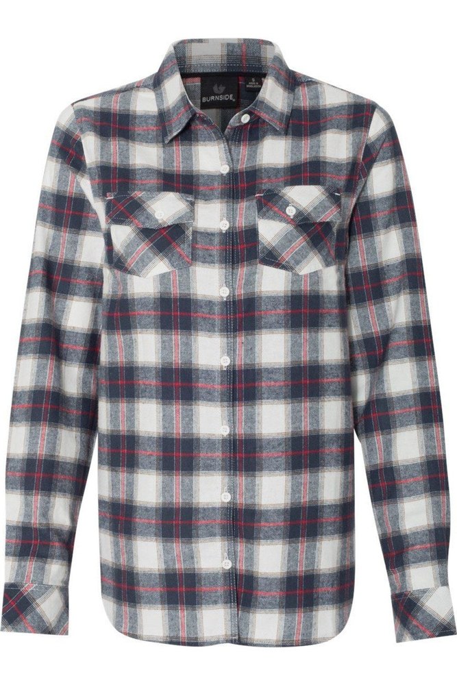 Burnside Women´s Yarn-Dyed Long Sleeve Flannel Shirt 7824345694268