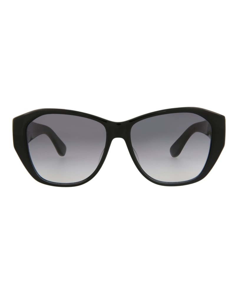 Round-Frame Acetate Sunglasses