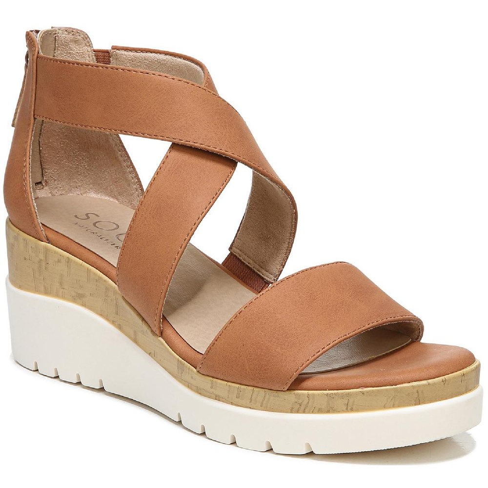 Good Times Zipper Comfort Wedge Sandals