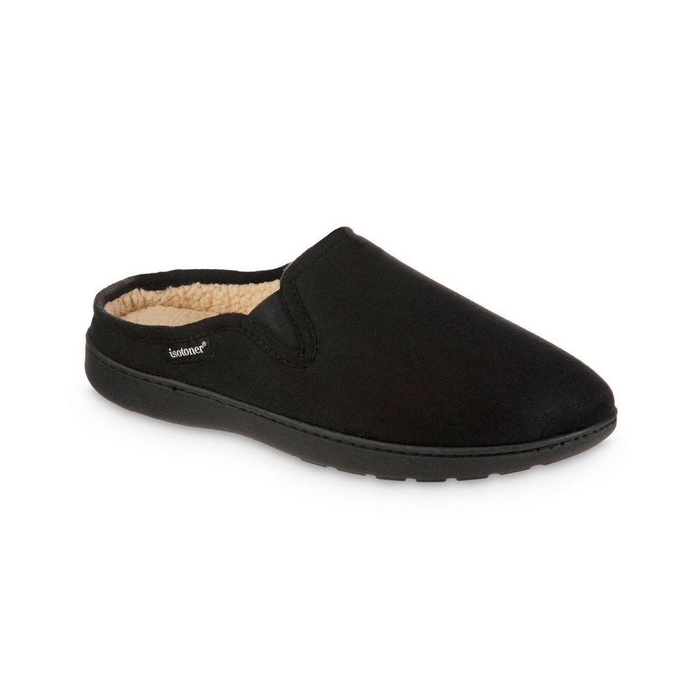 Faux Suede Slip On Slide Slippers
