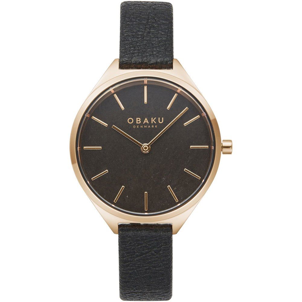 Obaku Women’s Kaffe Black Dial Watch