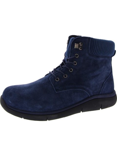 Scarlet Womens Ankle Leather Combat & Lace-up Boots 7668140408892