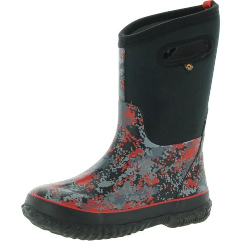Boys Pull-On Waterproof Rain Boots