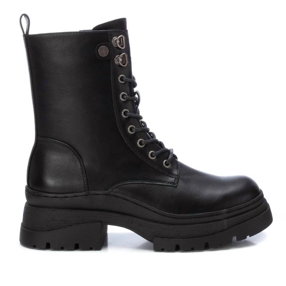 Women’s Combat Booties In Black 7764912996412