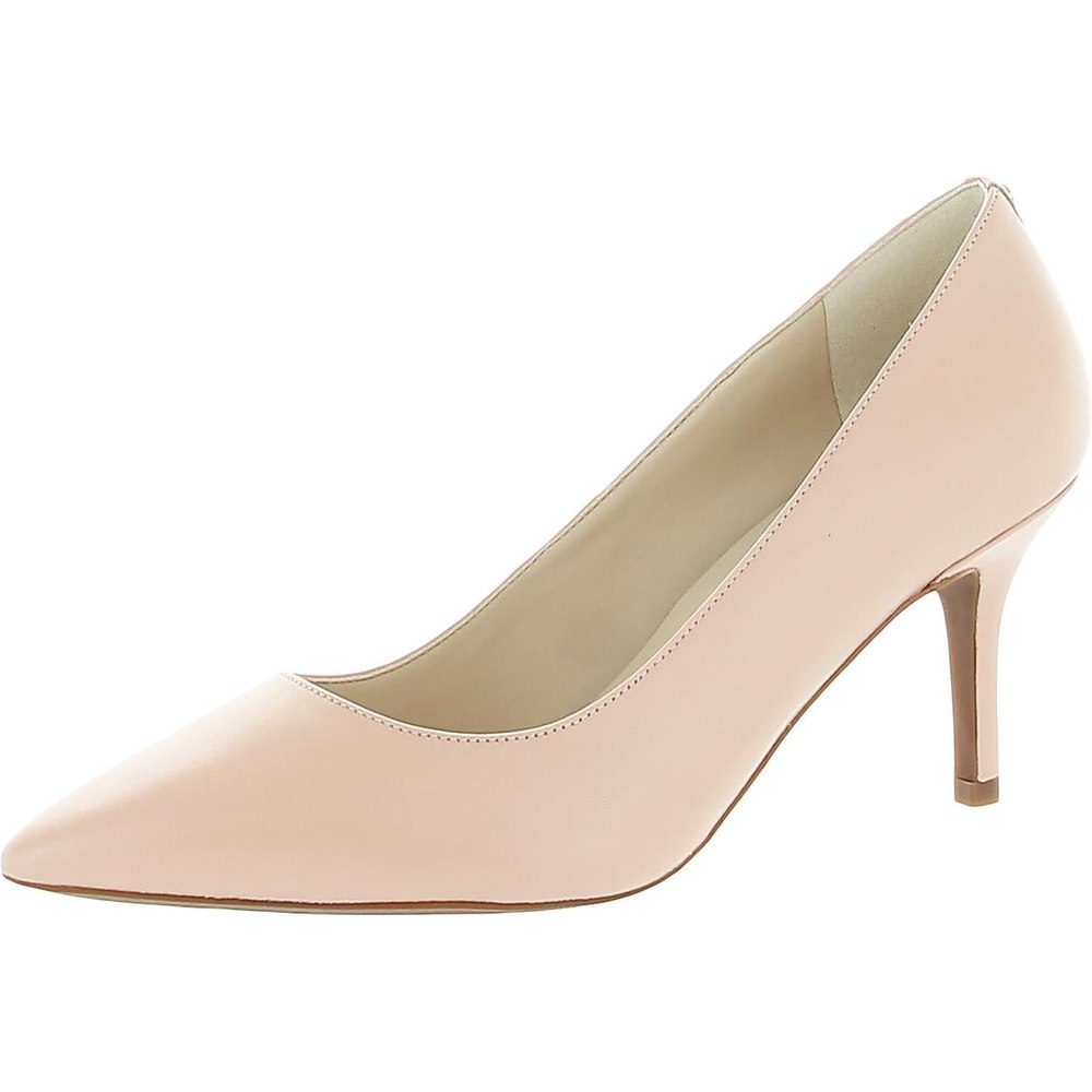 The Go-To Faux Leather Pointed Toe Slip On Pumps