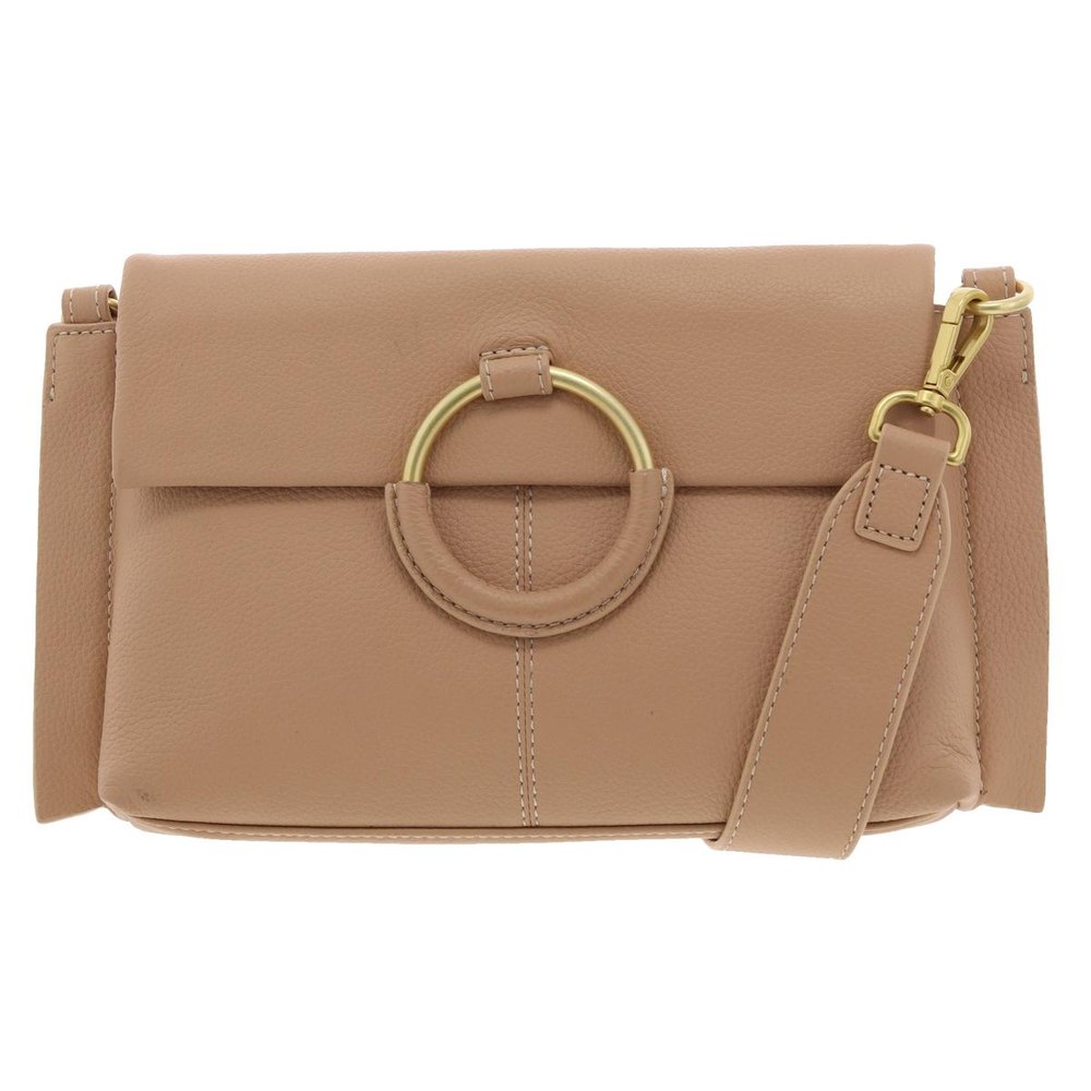 Livee Pebbled Leather Crossbody Handbag
