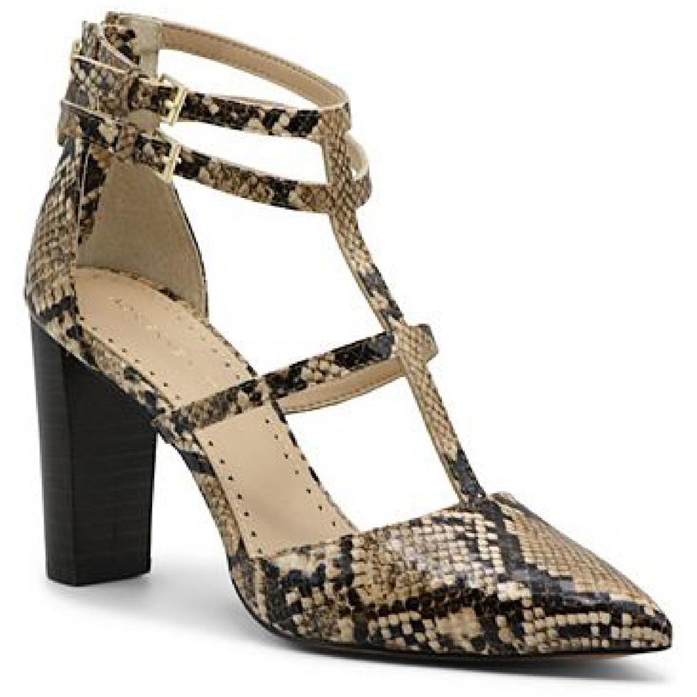 Nocera Leather T-Strap Heels