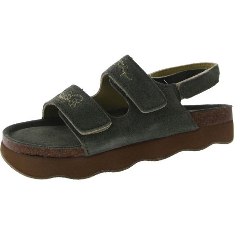 Bounce House Suede Footbed Slingback Sandals