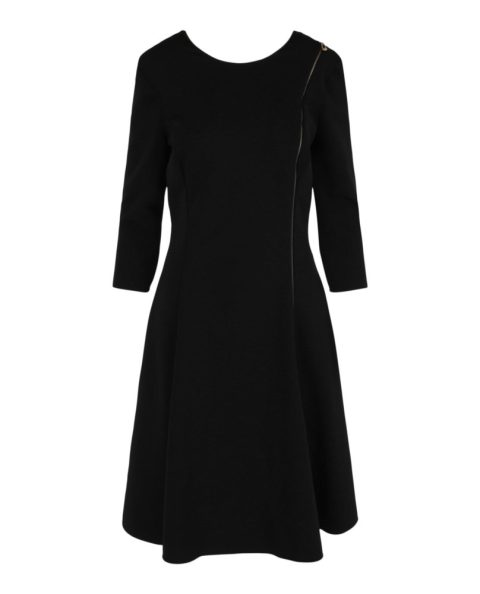ZIpper Detail Swing Dress 7670734520380