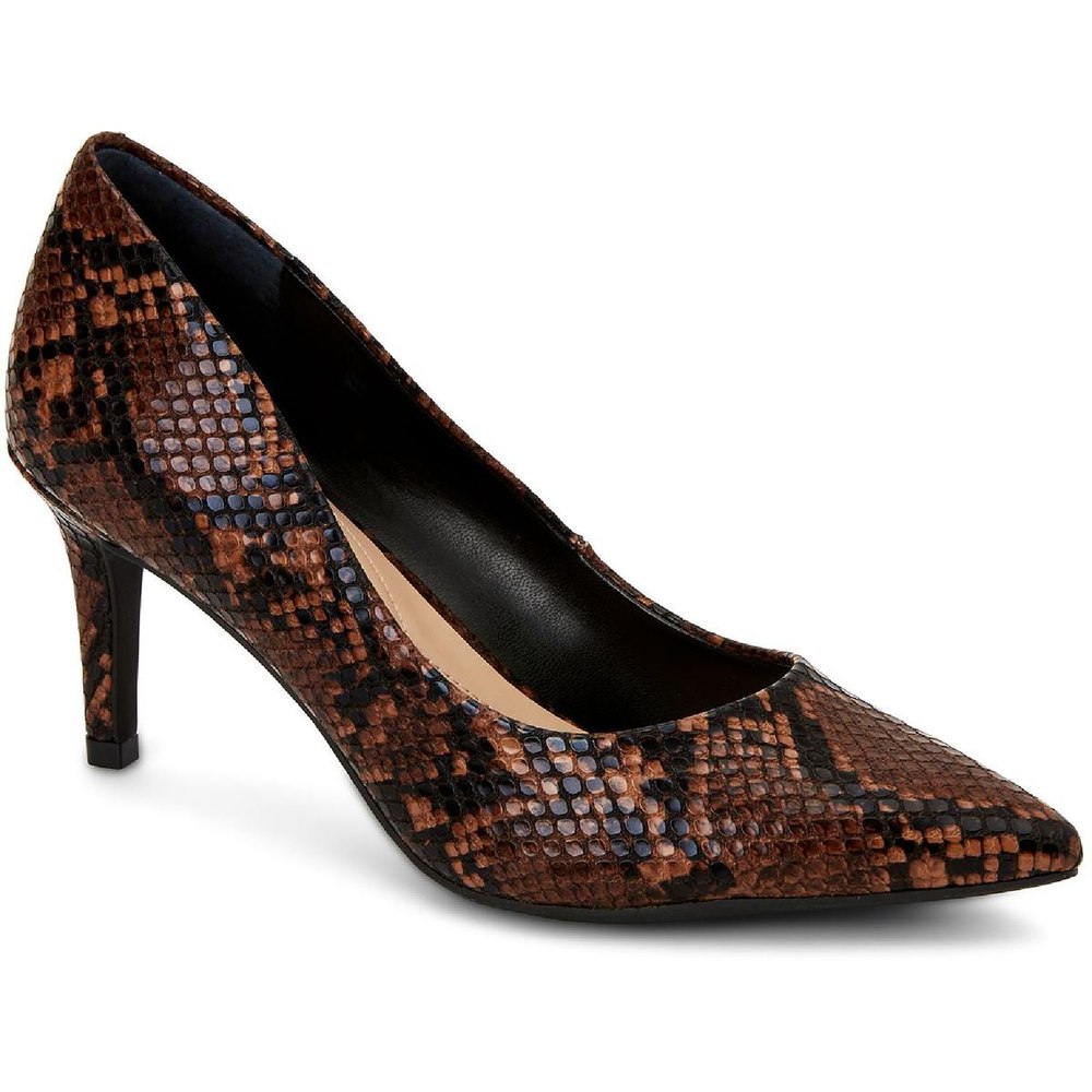Jeules Faux Leather Pointed Toe Pumps