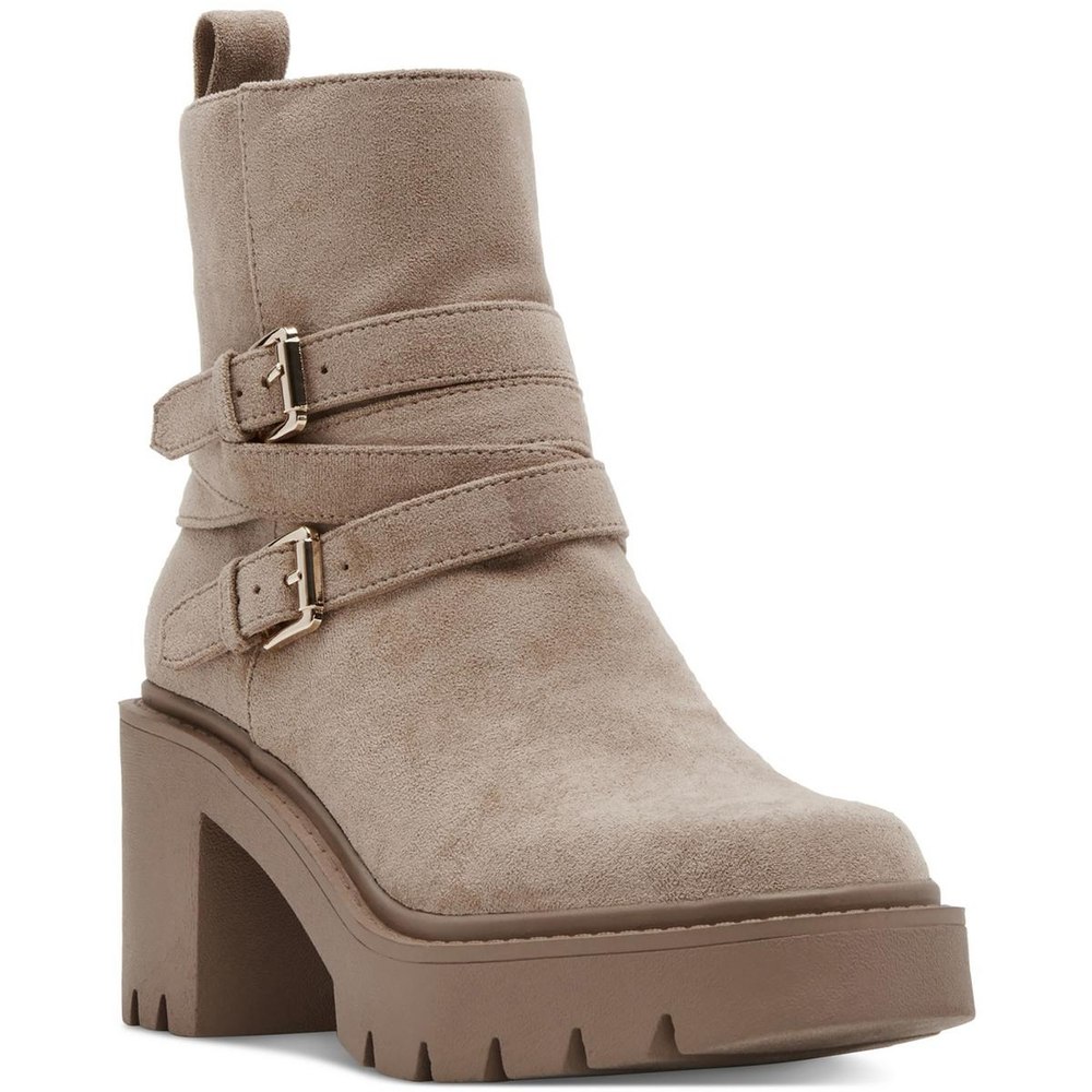 Pikee Zip Up Buckle Combat & Lace-Up Boots