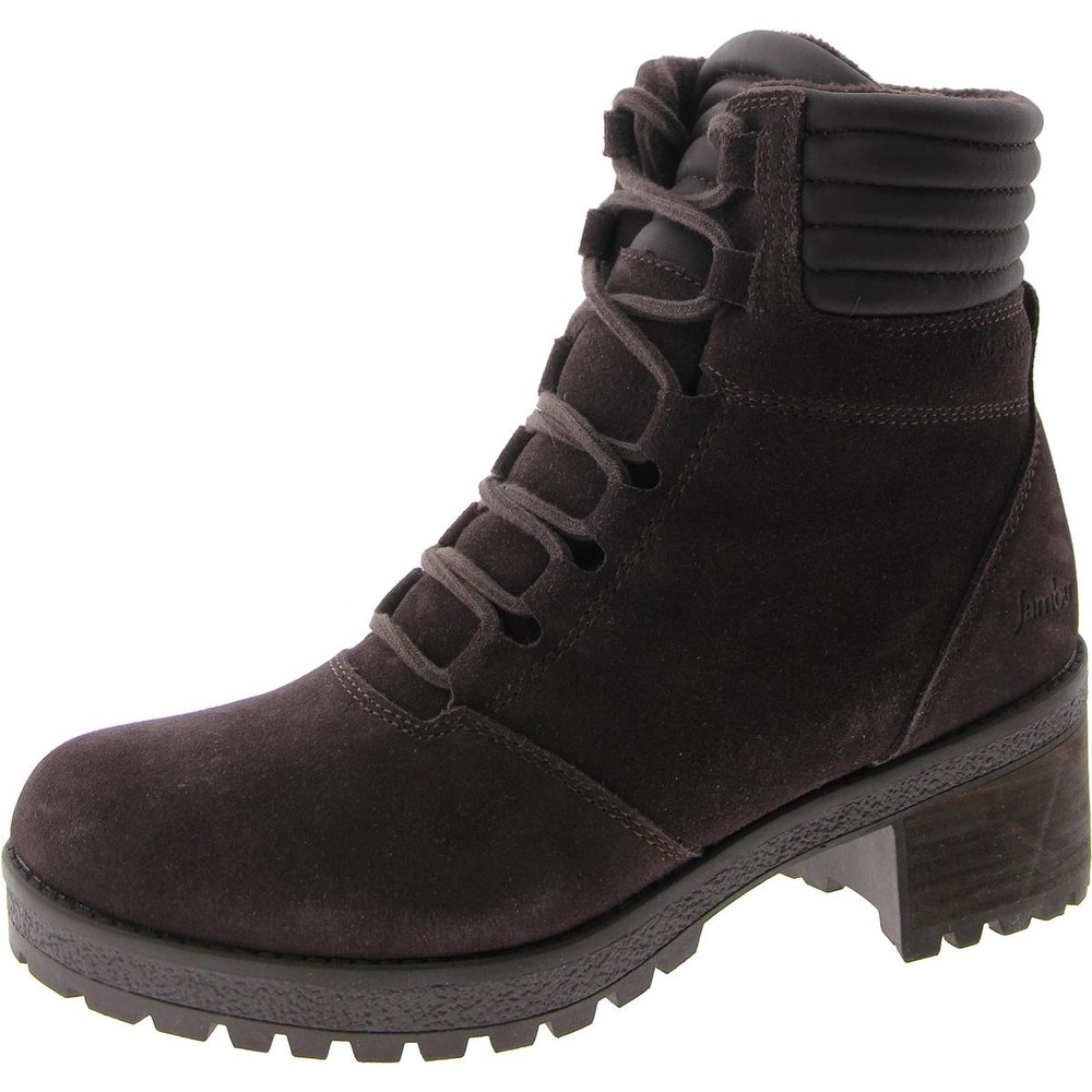 DOUGLAS Round toe Lace up Combat & Lace-Up Boots