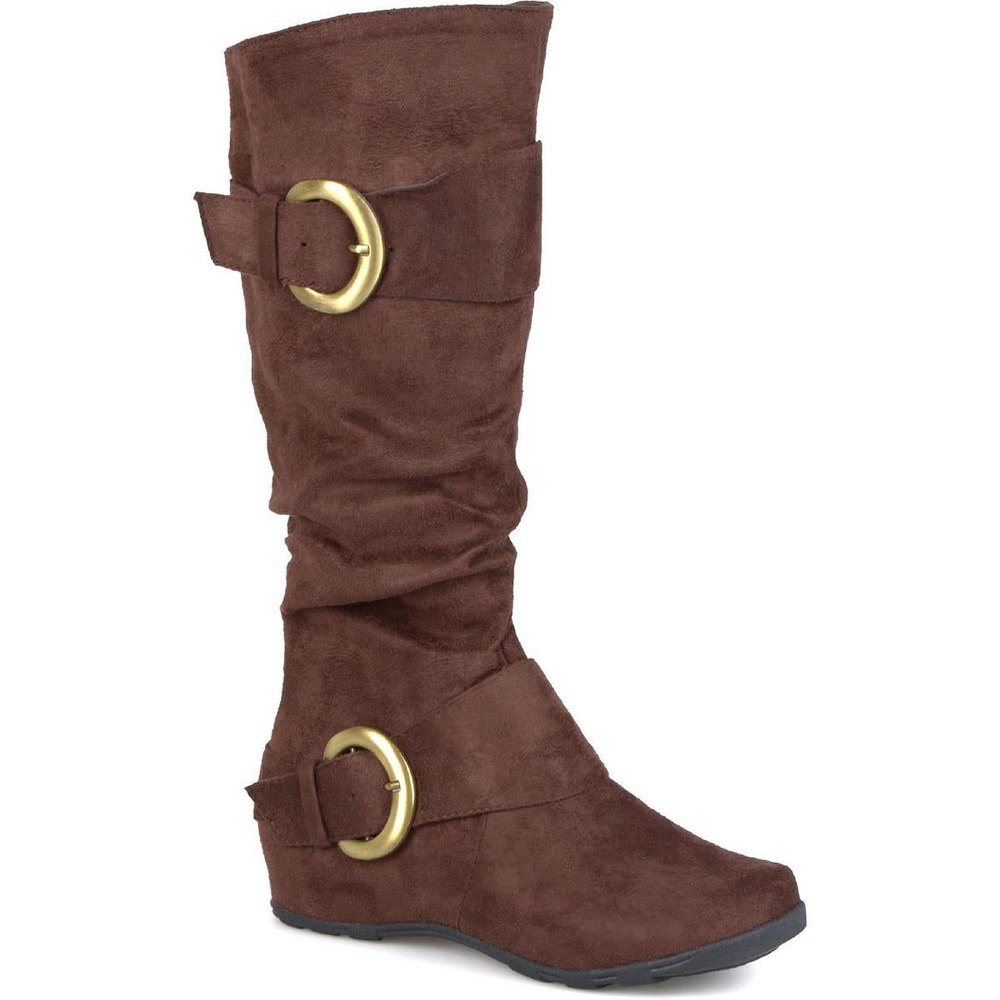 Jester Faux Suede Slouchy Riding Boots