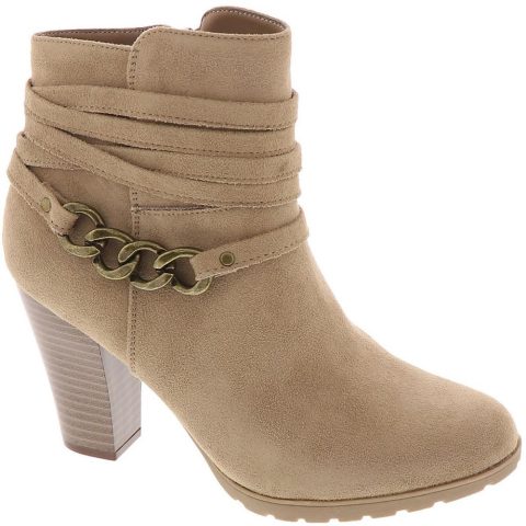 Sammuel Pull On Faux Suede Booties