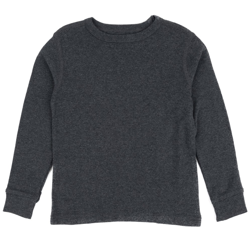 Kids Long Sleeve T-Shirt Neutral Solid Color