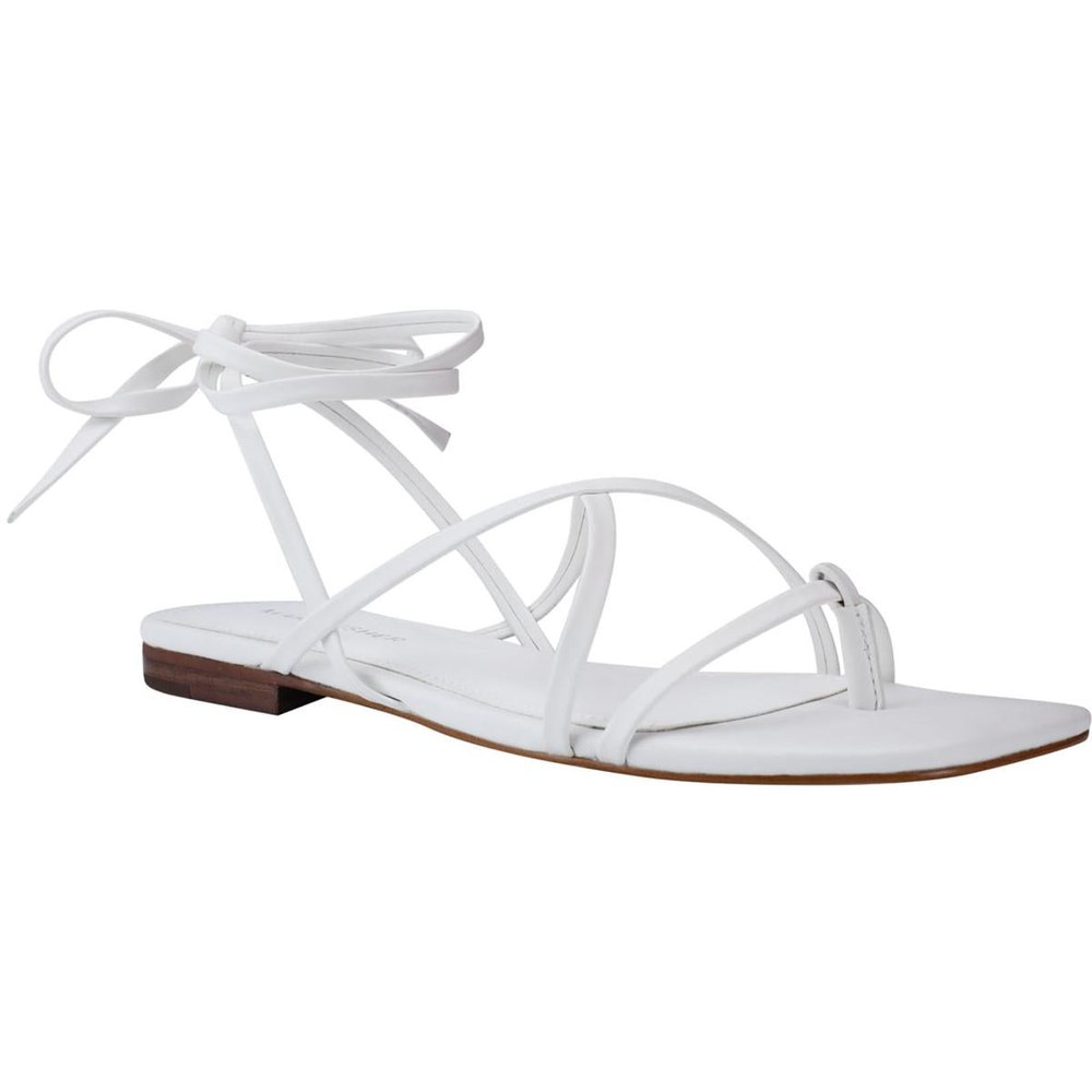Latent Strappy Square Toe Thong Sandals