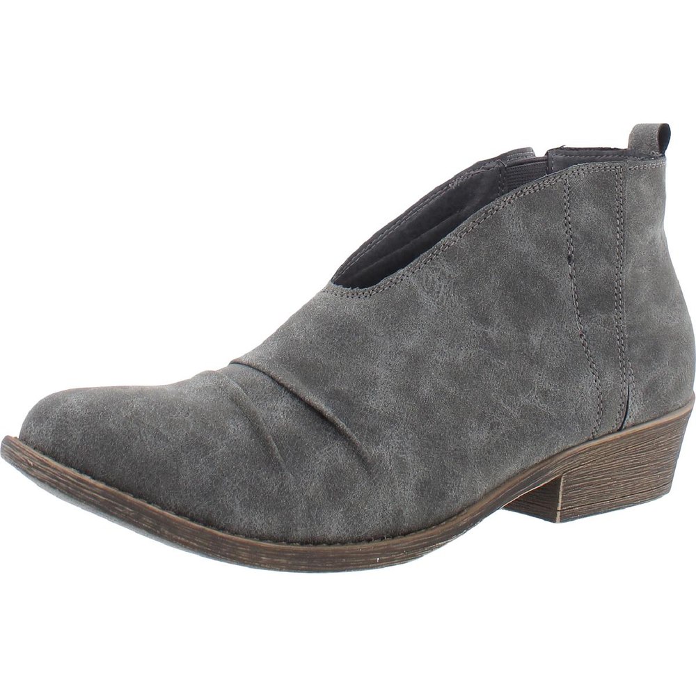 Juliana Faux Suede Casual Ankle Boots