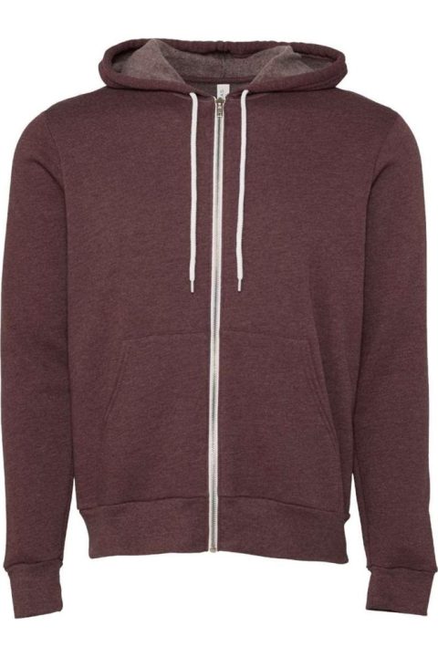 BELLA + CANVAS Sponge Fleece Full-Zip Hoodie 7827760545852