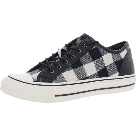 Vada Faux Leather Low-Top Casual and Fashion Sneakers