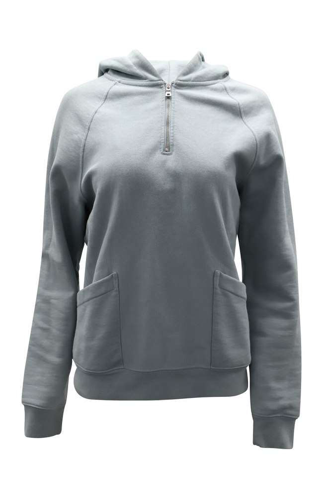 Frame Quarter Zip Hoodie in Mint Cotton 7766509027388