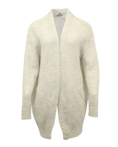 Acne Studios Raya Cardigan in Cream Wool 7766508568636