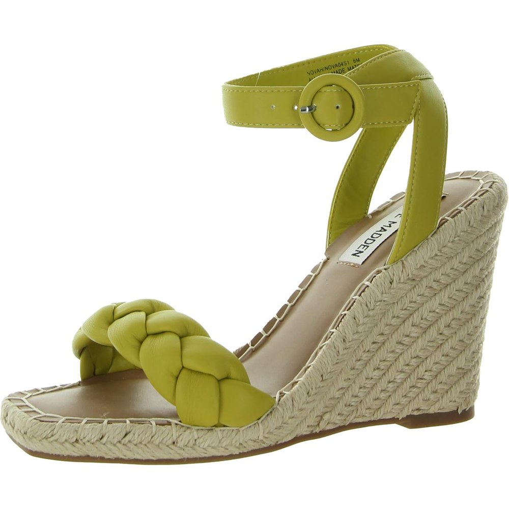 Novah Faux Leather Slingback Wedge Sandals