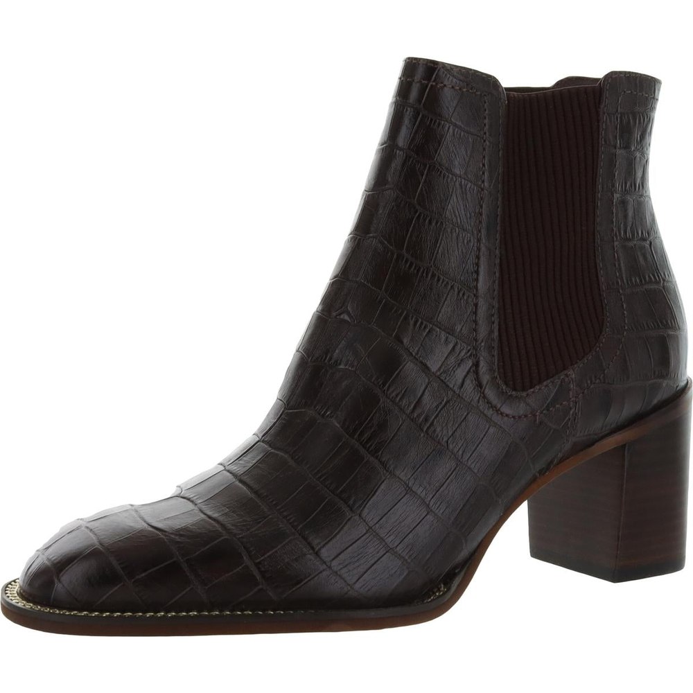 Jentilly Leather Round toe Ankle Boots